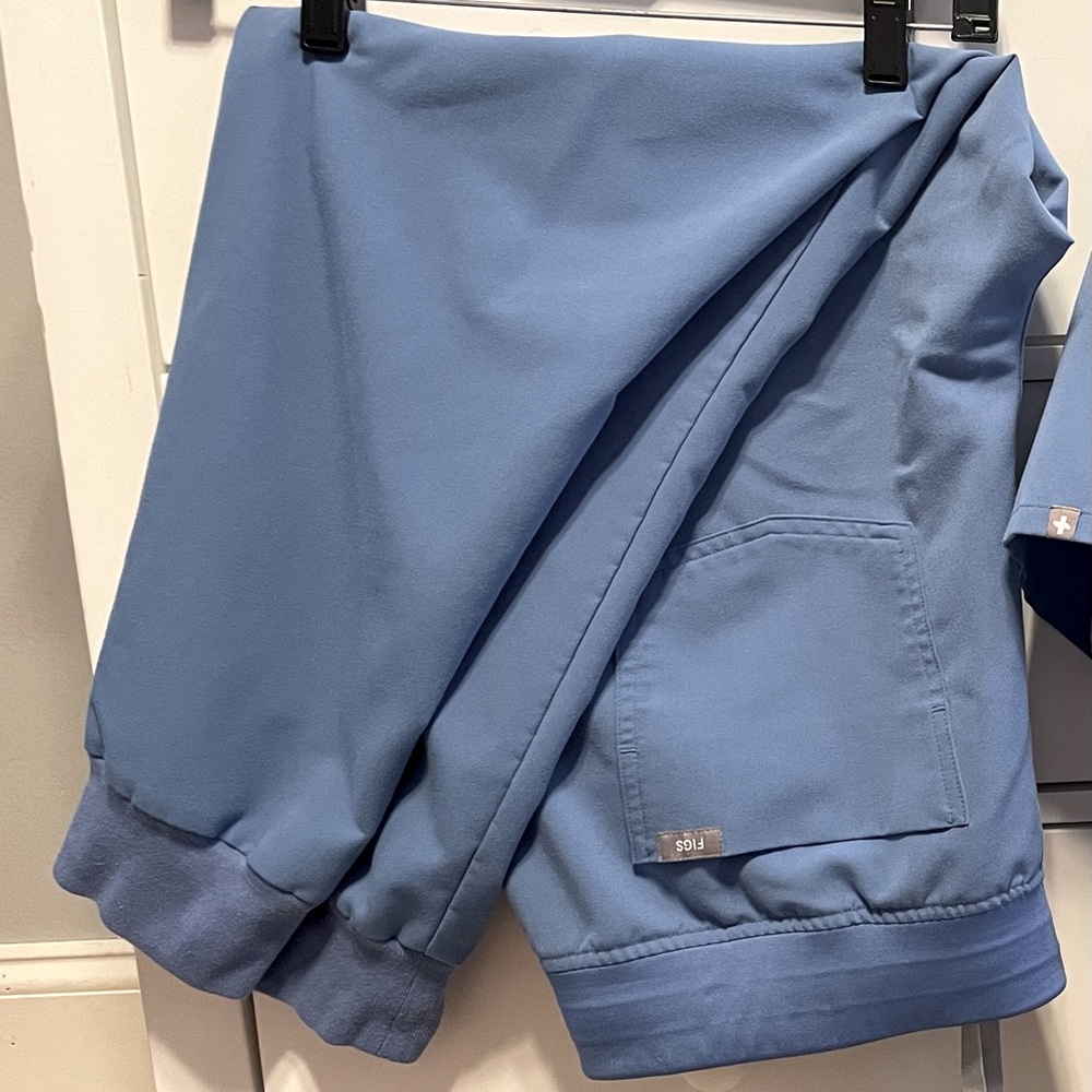 Figs Ceil Blue jogger scrub pants